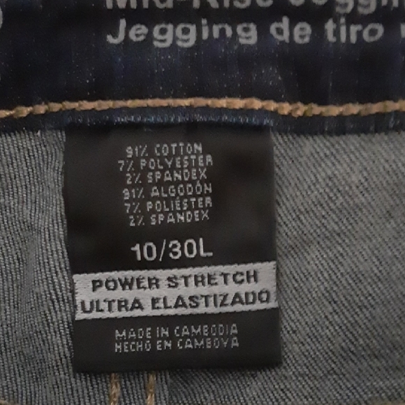 Mossimo Supply Co. Women's Mid-Rise Jegging - Dark Blue - Picture 2 of 4